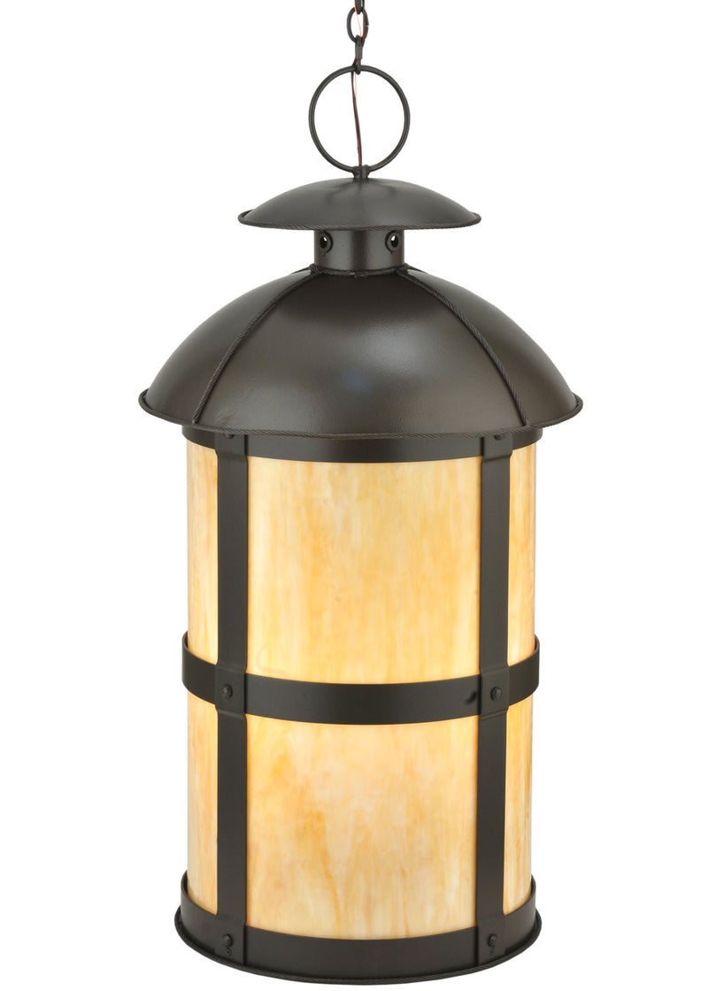 Meyda Tiffany 115383 Four Light Pendant, Timeless Bronze