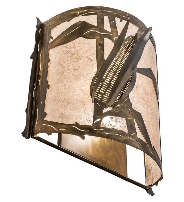 Meyda Tiffany 115658 Two Light Wall Sconce, Antique Copper