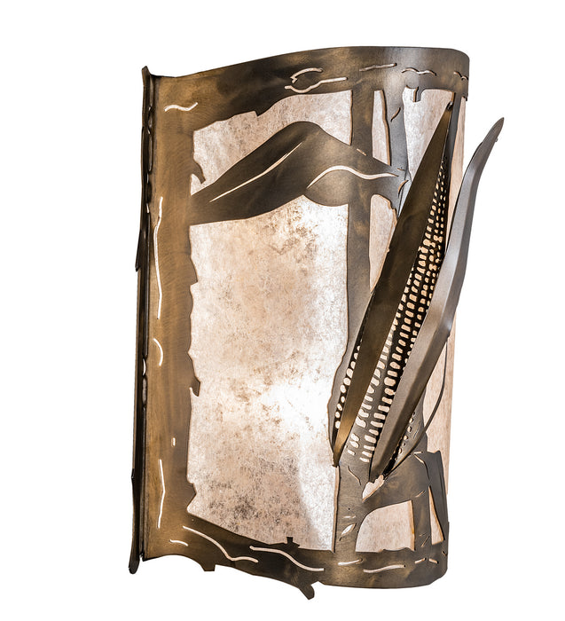 Meyda Tiffany 115658 Two Light Wall Sconce, Antique Copper