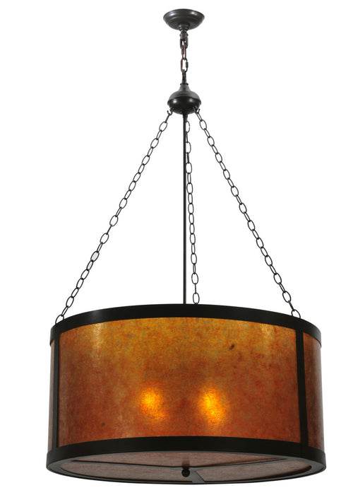 Meyda Tiffany 115663 Four Light Inverted Pendant, Timeless Bronze