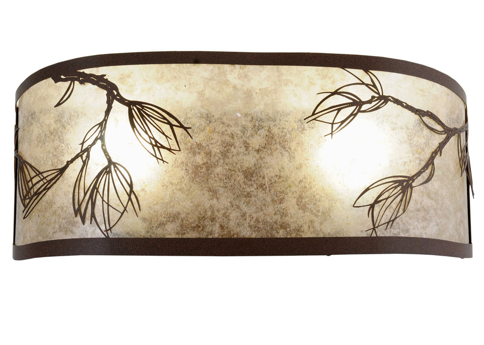 Meyda Tiffany 115681 Two Light Wall Sconce, Cafe Noir Over Rust