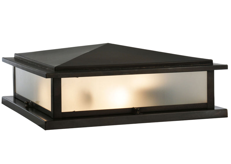 Meyda Tiffany 116060 Four Light Pier Mount, Craftsman Brown