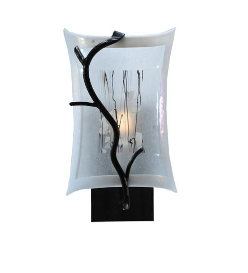 Meyda Tiffany 116753 LED Wall Sconce, Black Metal