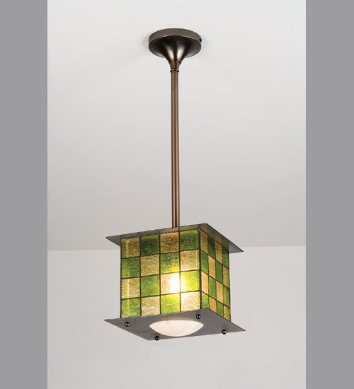Meyda Tiffany 15539 One Light Mini Pendant, Mahogany Bronze