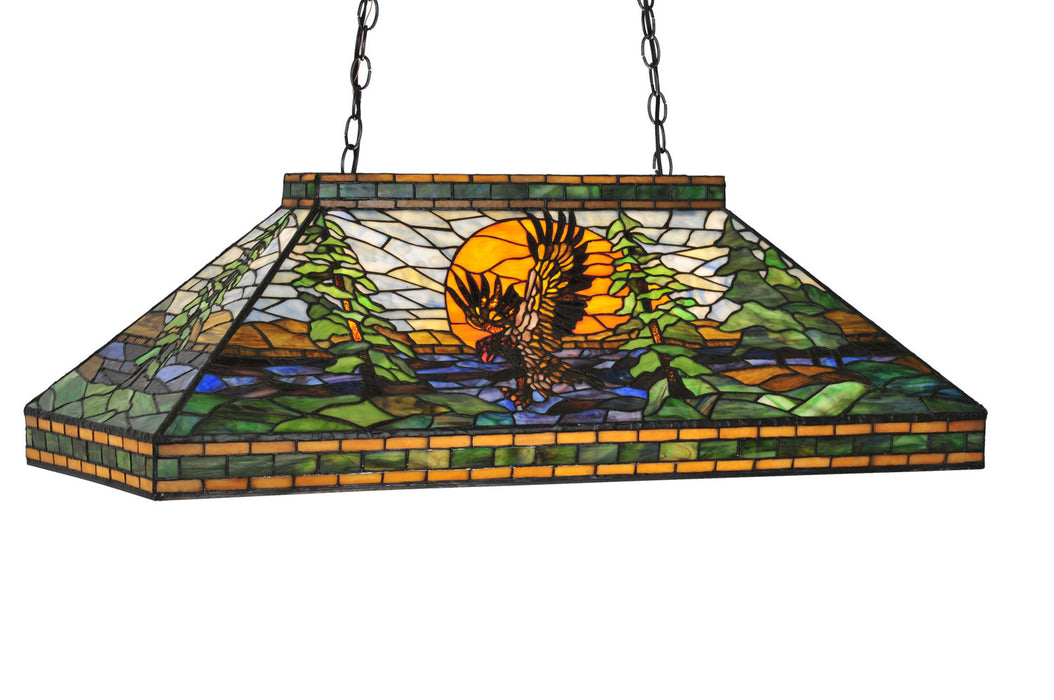 Meyda Tiffany 79964 Three Light Pendant, Mahogany Bronze
