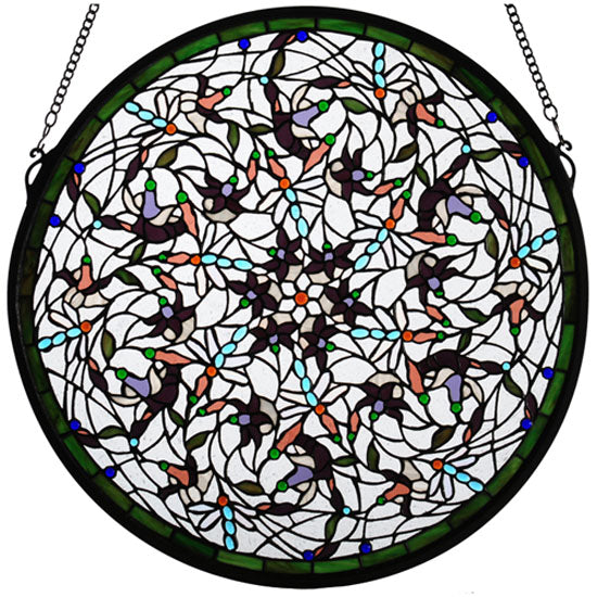Meyda Tiffany 98951 Window, Naw Tacir Blue Zair
