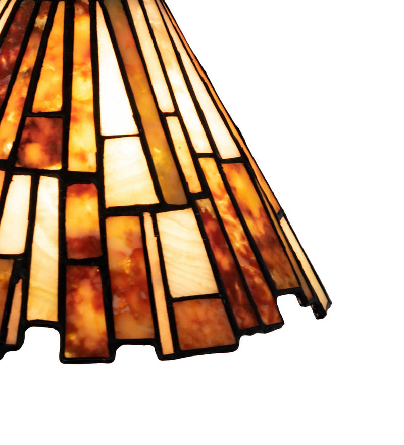 Meyda Tiffany 99787 One Light Mini Pendant, Mahogany Bronze