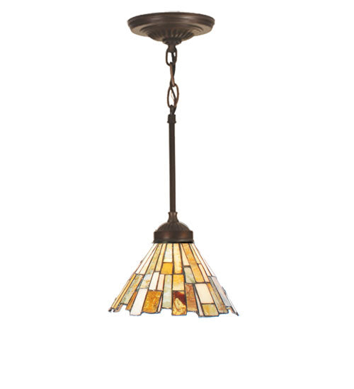 Meyda Tiffany 99787 One Light Mini Pendant, Mahogany Bronze