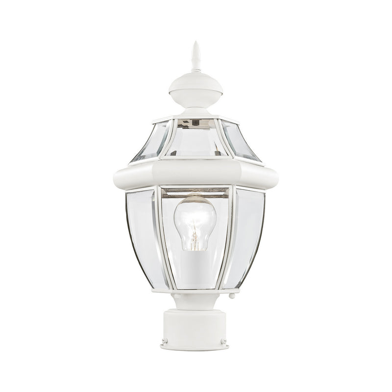 Livex Lighting 2153-03 One Light Outdoor Post-Top Lanterm, White