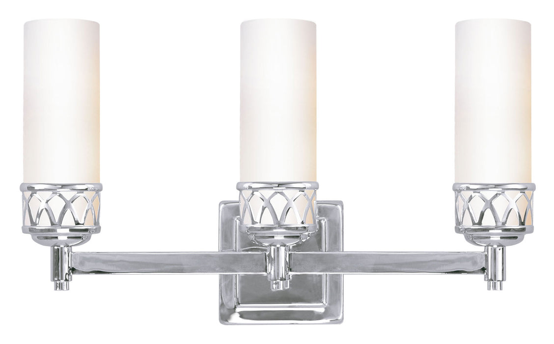 Livex Lighting 4723-05 Three Light Bath Vanity, Polished Chrome
