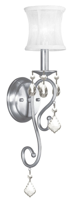 Livex Lighting 6301-91 One Light Wall Sconce, Brushed Nickel