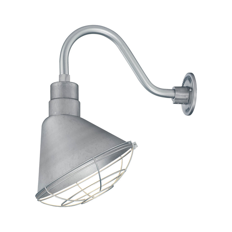 Millennium RAS12-GA One Light Pendant, Galvanized