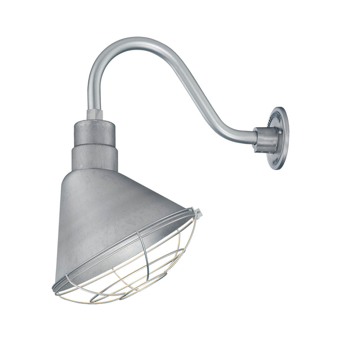 Millennium RAS12-GA One Light Pendant, Galvanized
