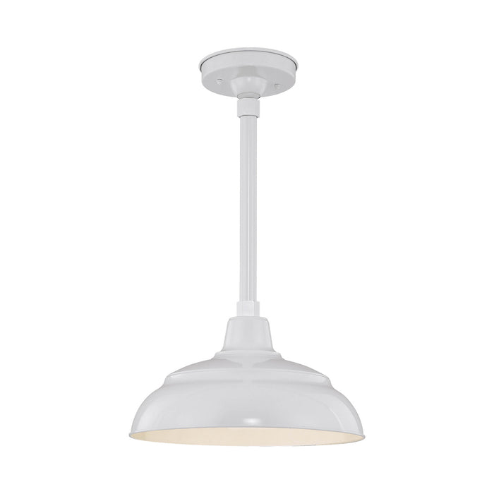 Millennium RWHS14-WH One Light Pendant, White
