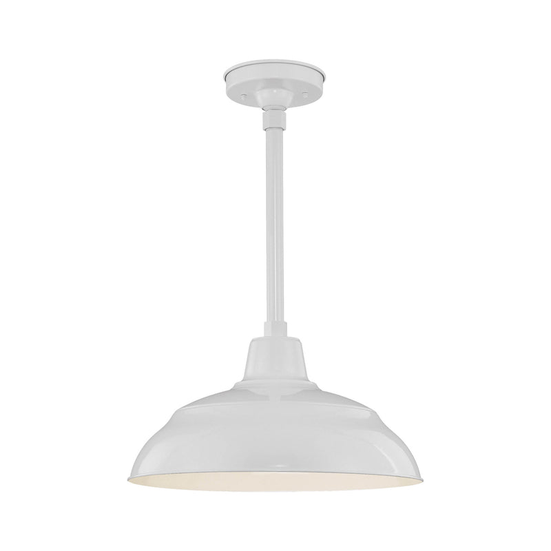 Millennium RWHS17-WH One Light Pendant, White