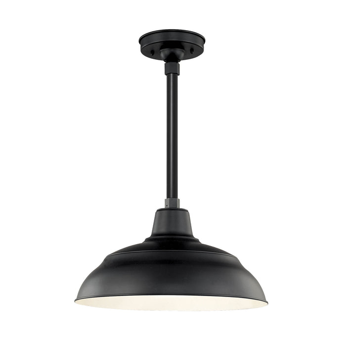 Millennium RWHS17-SB One Light Pendant, Satin Black