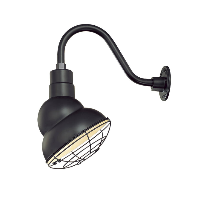 Millennium RES10-SB One Light Emblem Shade, Satin Black