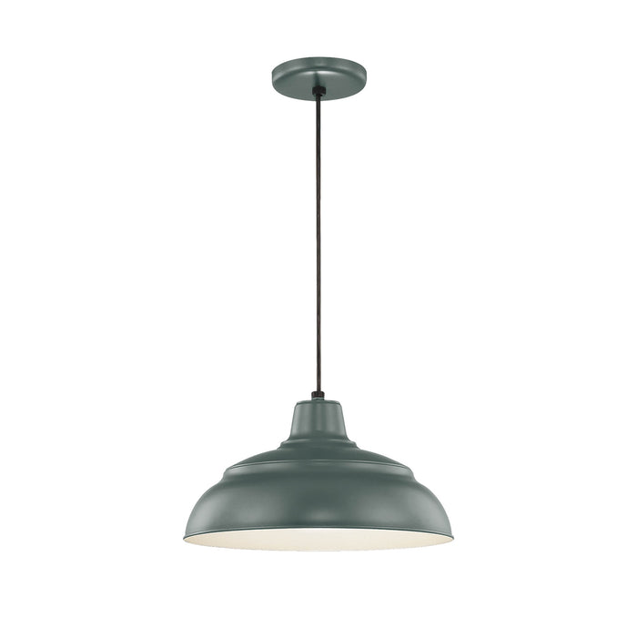 Millennium RWHC14-SG One Light Pendant, Satin Green