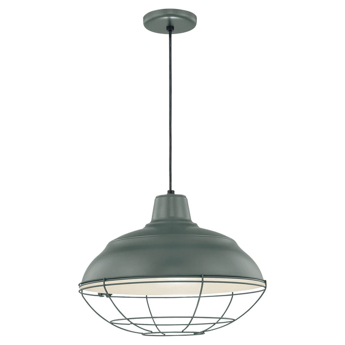 Millennium RWHC17-SG One Light Pendant, Satin Green