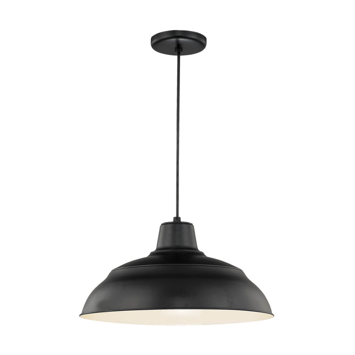 Millennium RWHC17-SB One Light Pendant, Satin Black