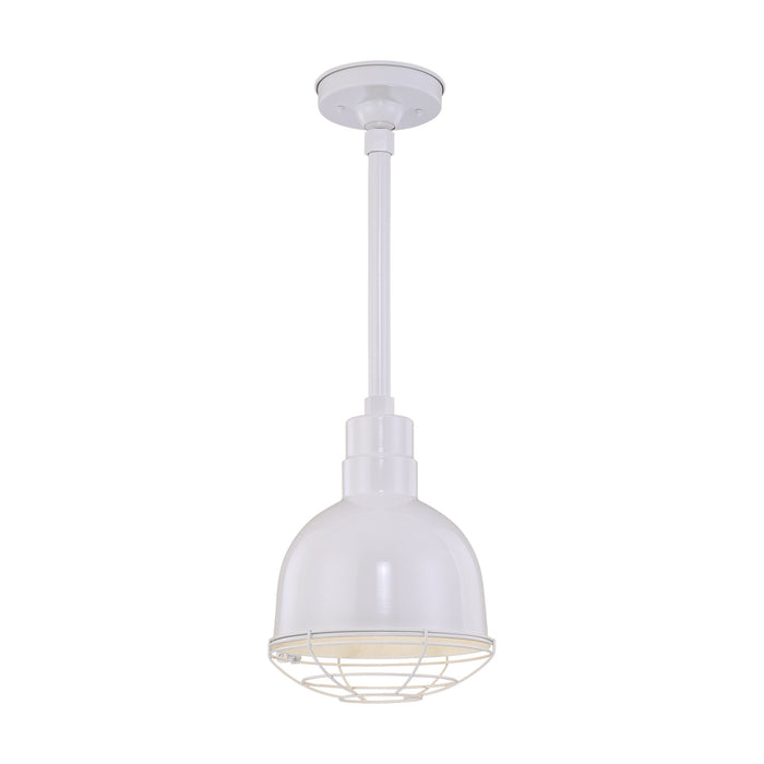 Millennium RDBS10-WH One Light Stem Hung, White