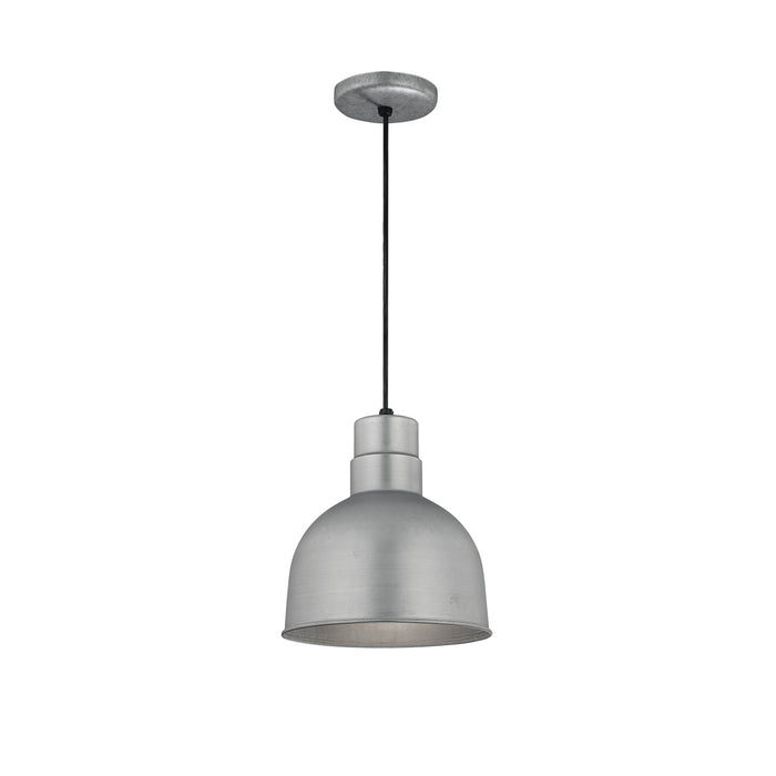 Millennium RDBC10-GA One Light Pendant, Galvanized