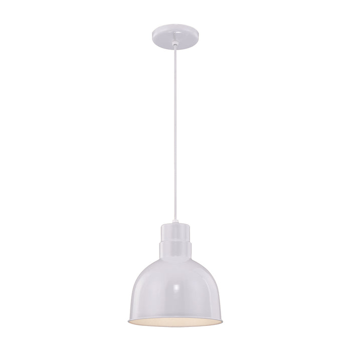 Millennium RDBC10-WH One Light Pendant, White