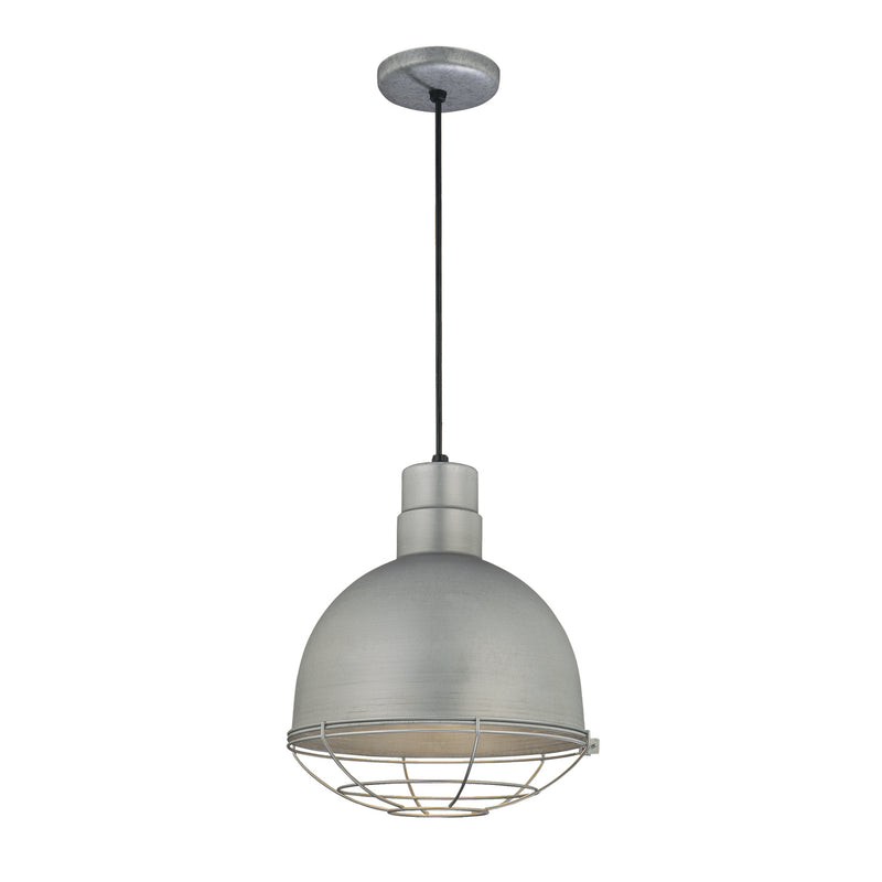 Millennium RDBC12-GA One Light Pendant, Galvanized