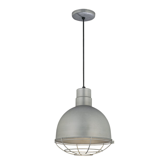 Millennium RDBC12-GA One Light Pendant, Galvanized