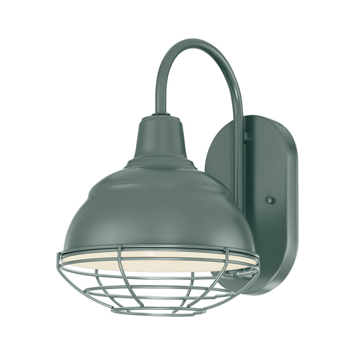 Millennium RWHWB8-SG One Light Wall Bracket, Satin Green