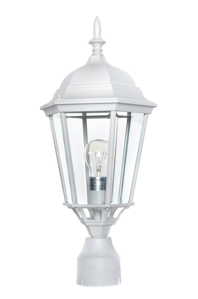 Maxim 1005WT One Light Outdoor Pole/Post Lantern, White