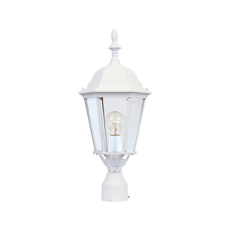 Maxim 1005WT One Light Outdoor Pole/Post Lantern, White