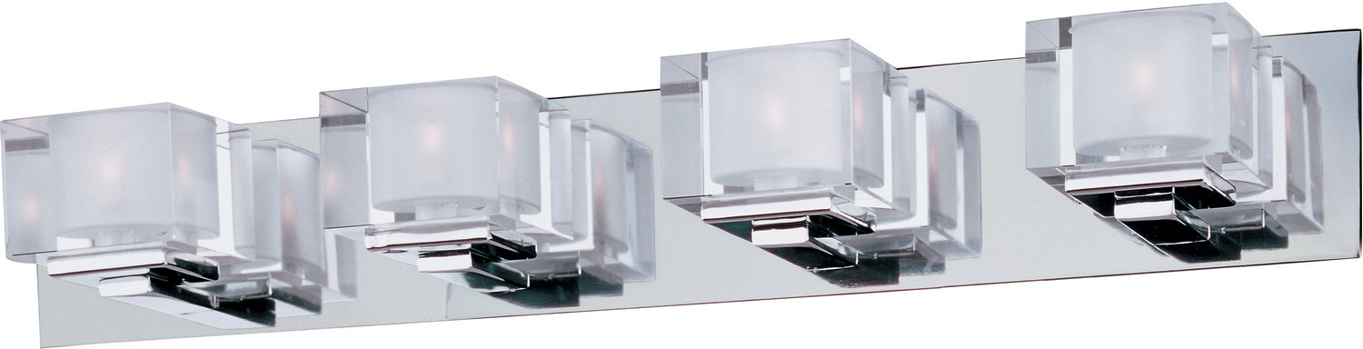 Maxim 10004CLPC Four Light Bath Vanity, Polished Chrome