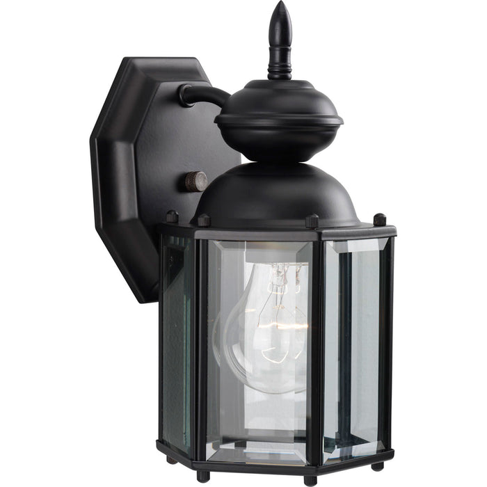 Progress Lighting P5756-31 One Light Wall Lantern, Black