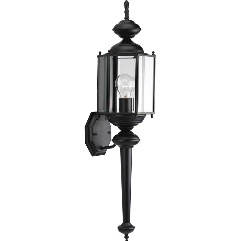 Progress Lighting P5831-31 One Light Wall Lantern, Black