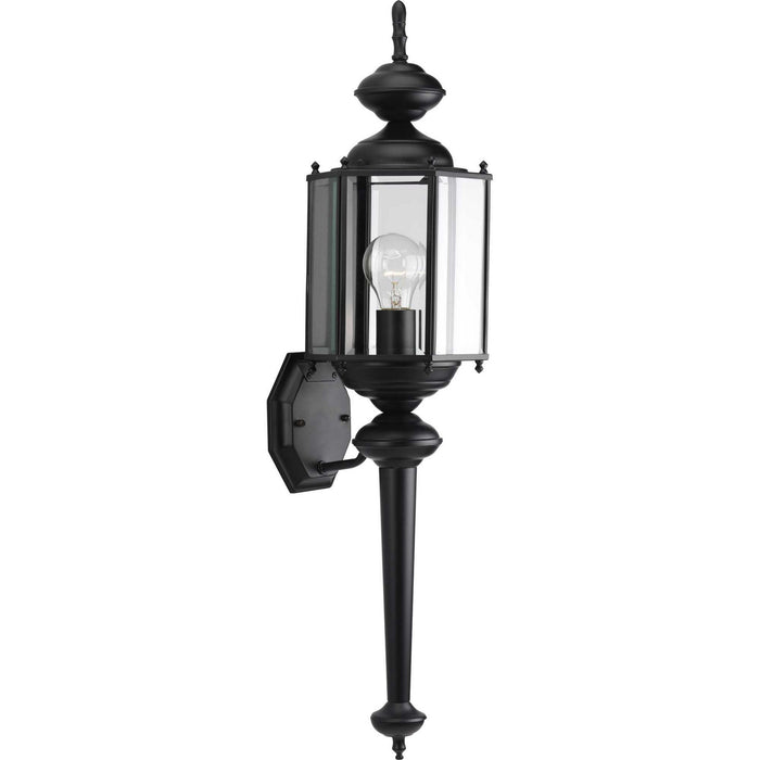 Progress Lighting P5831-31 One Light Wall Lantern, Black