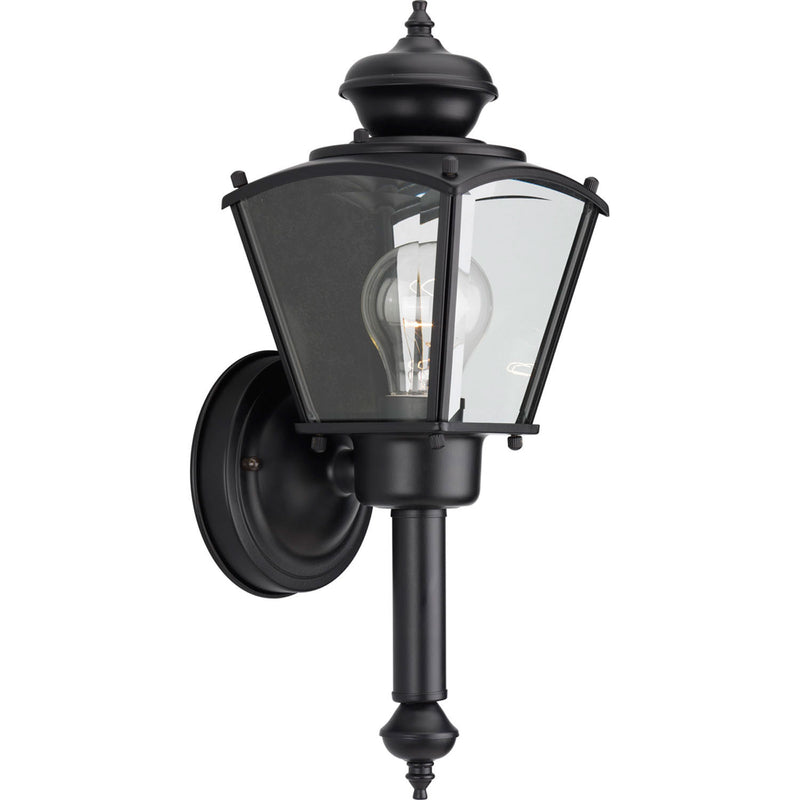 Progress Lighting P5846-31 One Light Wall Lantern, Black