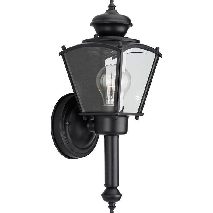 Progress Lighting P5846-31 One Light Wall Lantern, Black