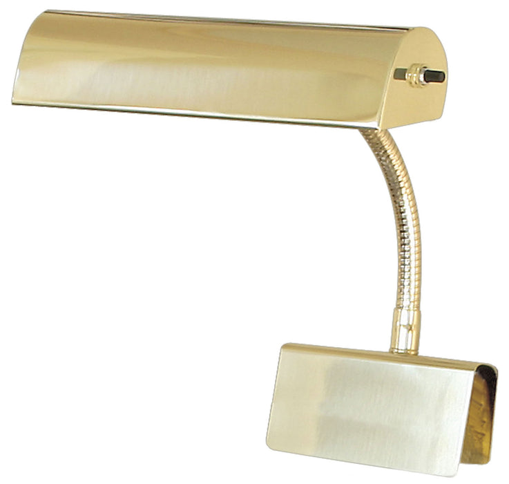 House of Troy GP10-61 One Light Piano Lamp, Polished Brass