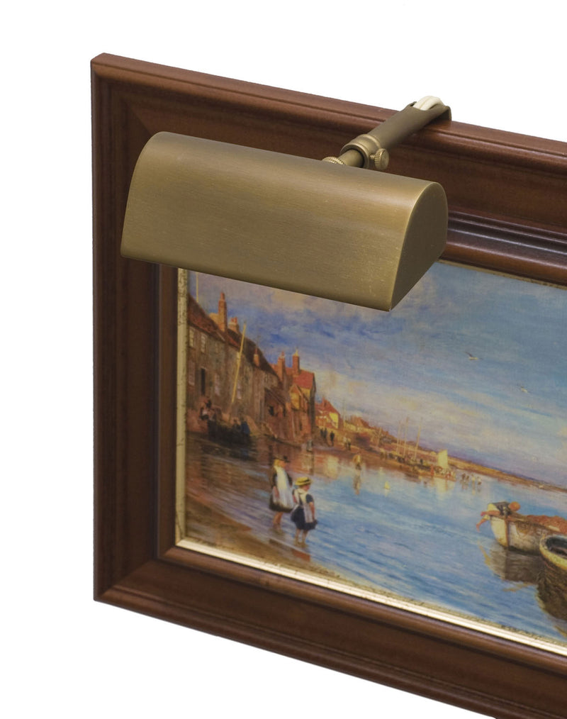 House of Troy T5-76 One Light Picture Light, Weathered Brass