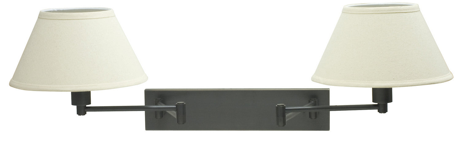 House of Troy WS14-2-91 Two Light Wall Sconce, Oil Rubbed Bronze