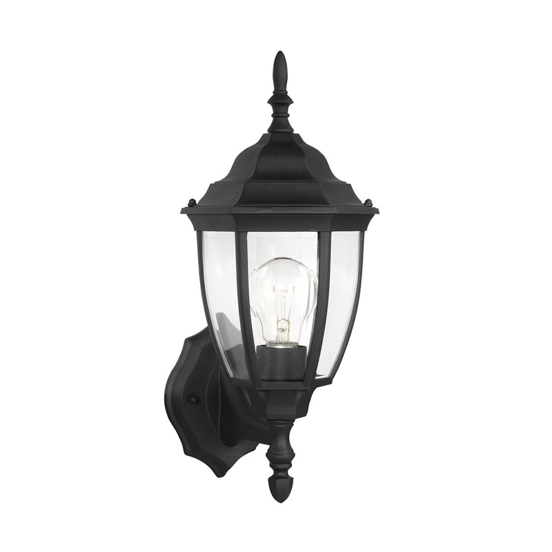 Generation Lighting 88940-12 One Light Outdoor Wall Lantern, Black
