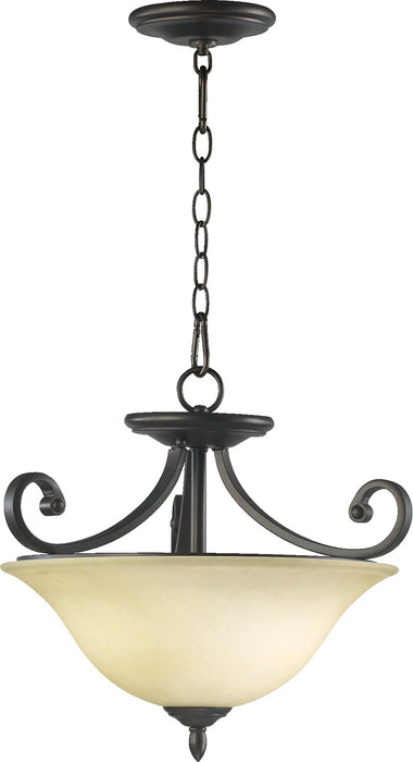 Quorum 2854-18-86 Three Light Dual Mount, Oiled Bronze