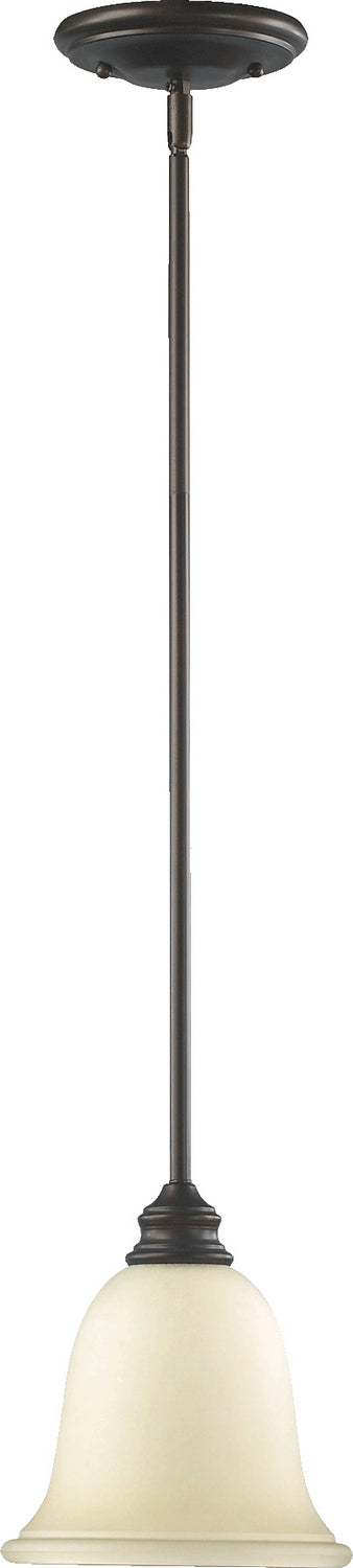 Quorum 3154-86 One Light Pendant, Oiled Bronze