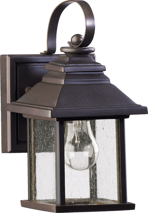 Quorum 7940-5-86 One Light Wall Mount, Oiled Bronze
