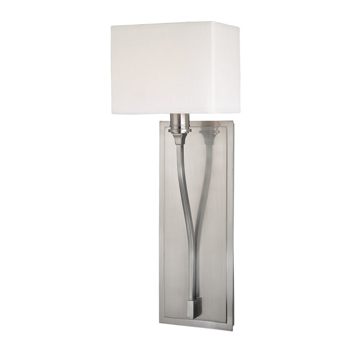 Hudson Valley 641-SN One Light Wall Sconce, Satin Nickel