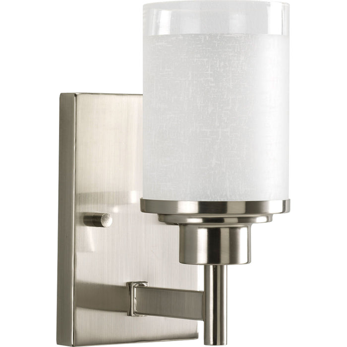 Progress Lighting P2959-09 One Light Bath, Brushed Nickel