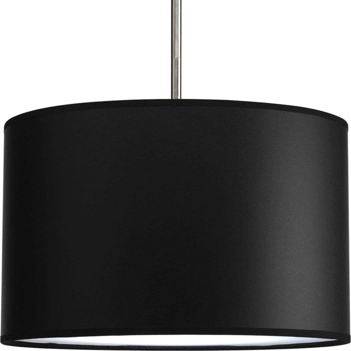 Progress Lighting P8822-01 Pendant, Black Parchment