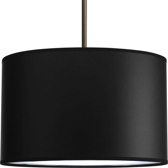 Progress Lighting P8822-01 Pendant, Black Parchment