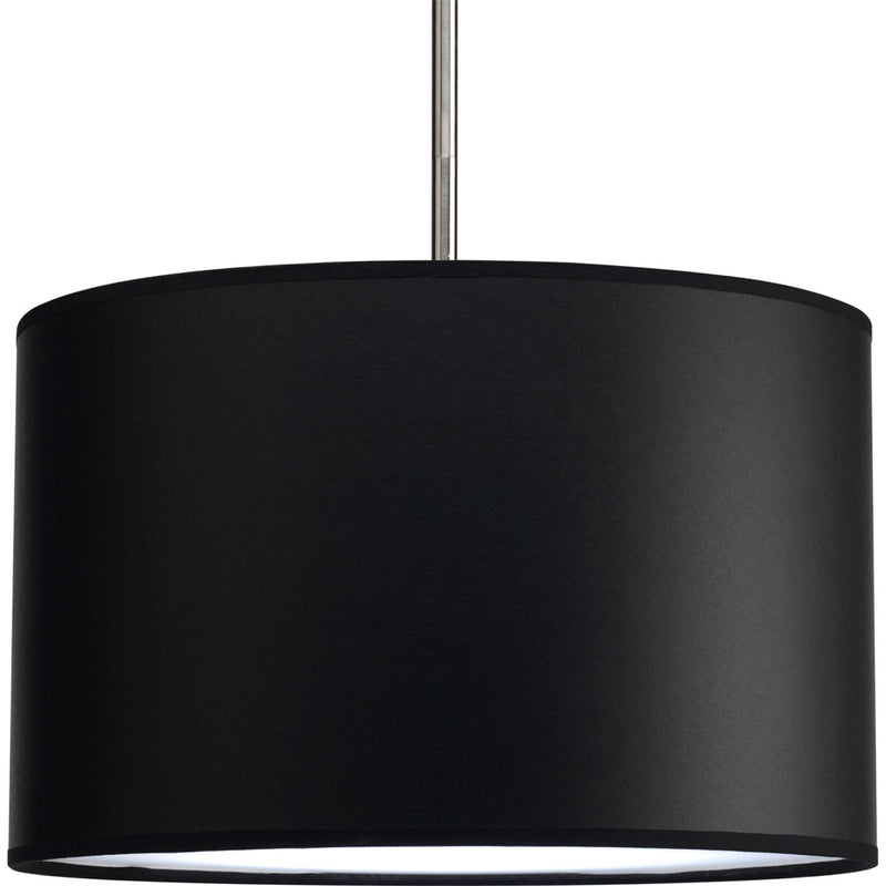 Progress Lighting P8822-01 Pendant, Black Parchment